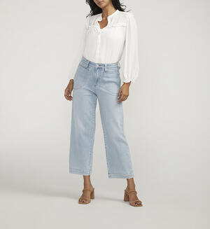 Sophia High Rise Wide Leg Cropped Jeans