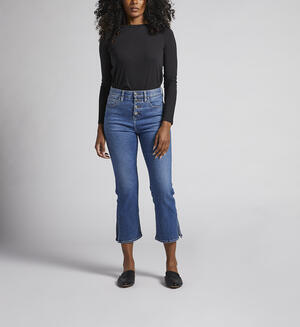 Phoebe High Rise Cropped Bootcut Jeans