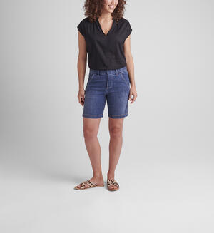 Maddie Mid Rise 8-inch Pull-On Short