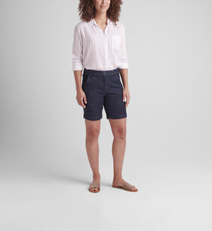 Maddie Mid Rise 8-inch Pull-On Short