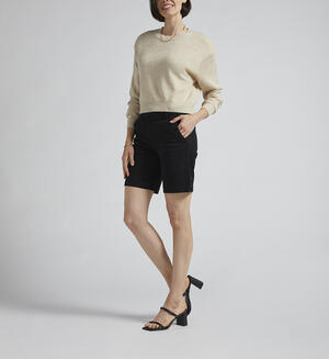 Maddie Mid Rise 8-inch Pull-On Short