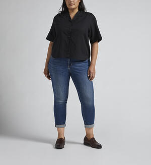 Carter Mid Rise Girlfriend Jeans Plus Size