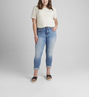 Carter Mid Rise Girlfriend Jeans Plus Size