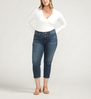 Maya Mid Rise Capris Plus Size