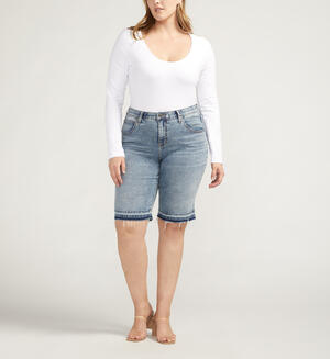 Cecilia Mid Rise Bermuda Shorts Plus Size